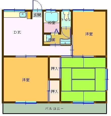 妻鳥町　収益物件 間取り図