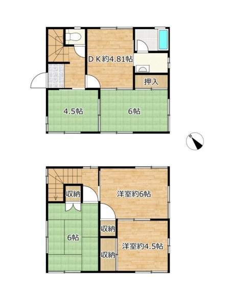 高部　中古住宅 間取り図