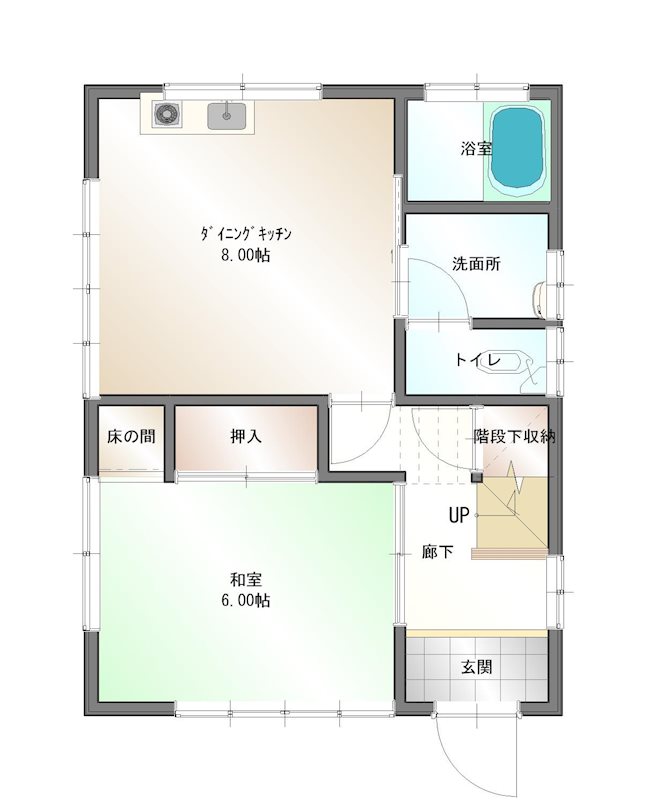 広紹寺町　中古住宅 間取り図