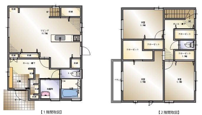 松山市西石井5丁目　戸建 間取り図