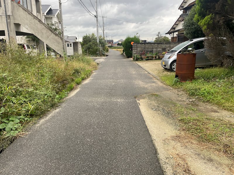 中寺　土地 現地写真（前面道路含む現地写真）