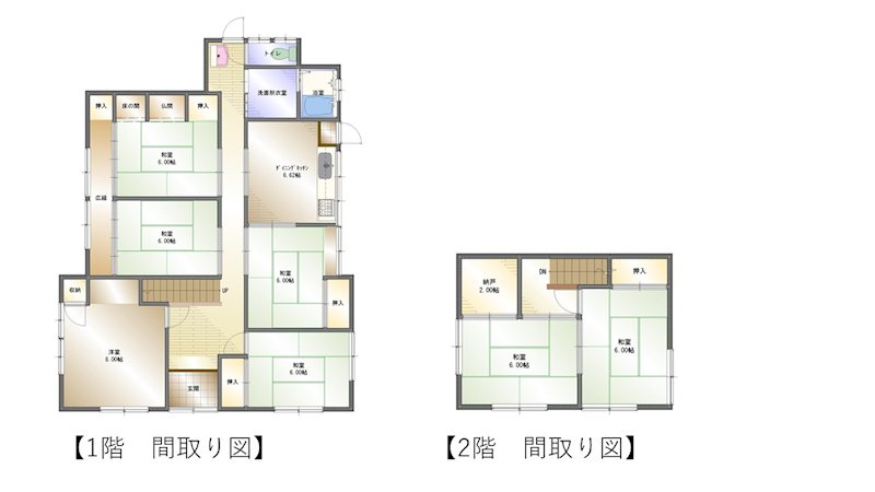 新居浜市萩生 間取り図