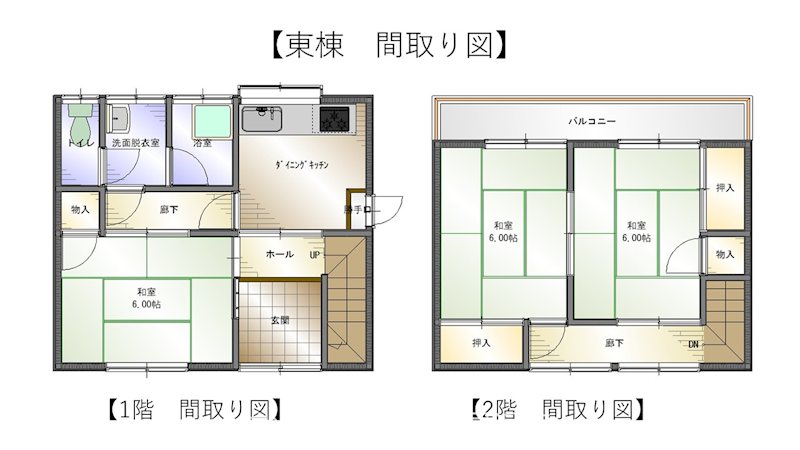 新居浜市新田町 間取り図