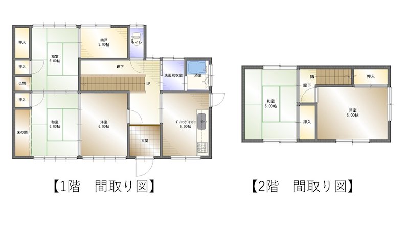 新居浜市神郷 間取り図