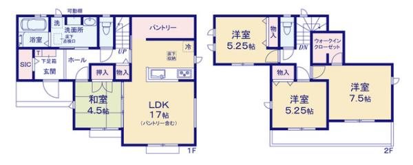 新居浜市久保田町 間取り図