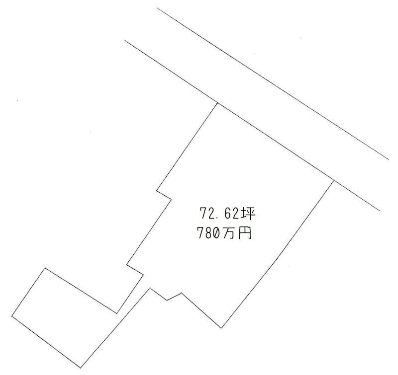 上分町　土地 間取り図