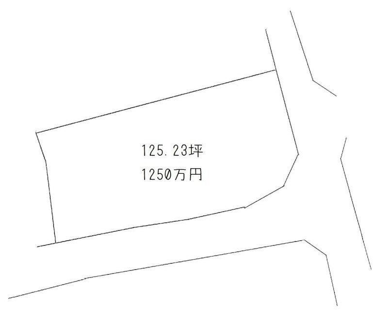 寒川町　土地 間取り図