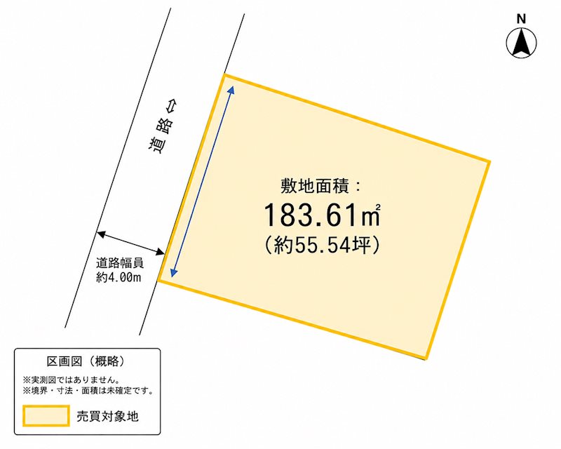 波方町　土地 区画図