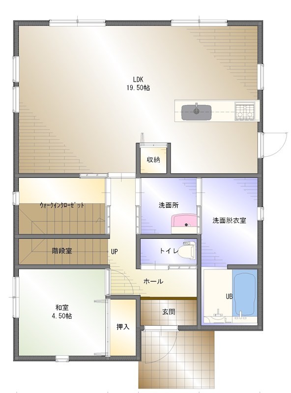 上柏町　中古 間取り図