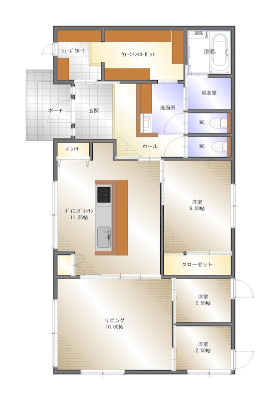 新谷　中古住宅 間取り図