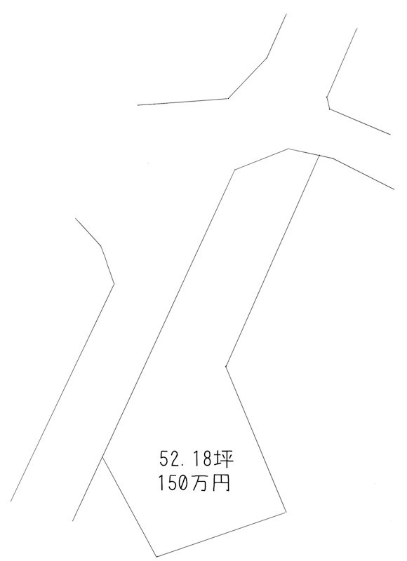 上分町金澤　土地 間取り図