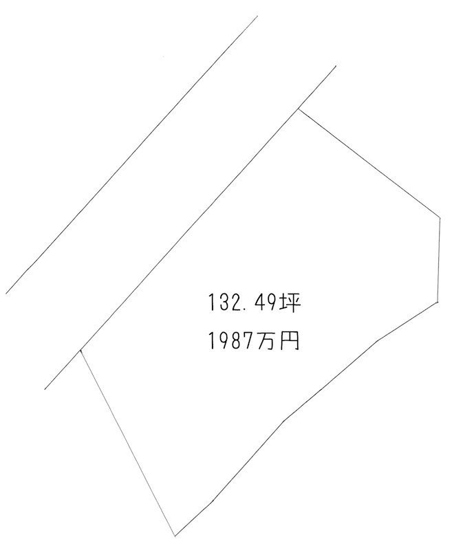 上分町　土地 間取り図