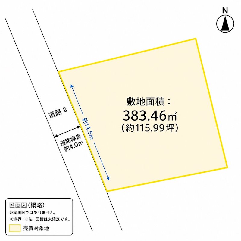 桜井　土地 間取り図