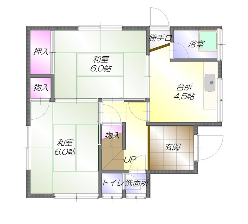 東鳥生町　中古住宅 間取り図