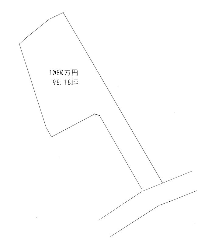 上柏町2区画分譲地 間取り図