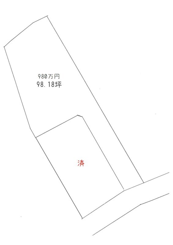 上柏町2区画分譲地 間取り図