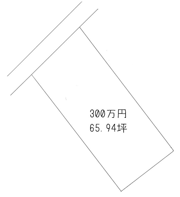 妻鳥町平木　土地 間取り図