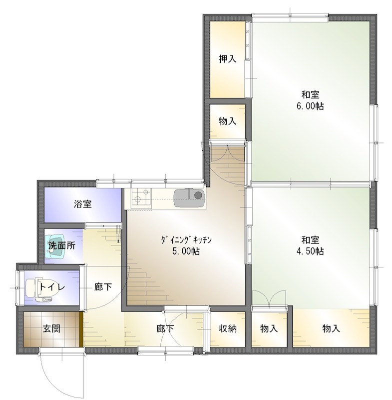 川之江町　中古 間取り図