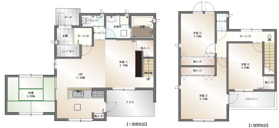 正円寺4丁目　ミサワホームの戸建 間取り図