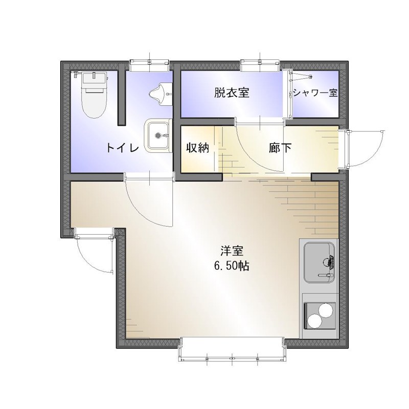 川之江町工場・事務所 間取り図