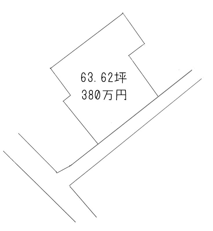 村松町　土地 間取り図