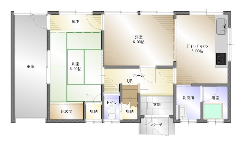 村松町　中古 間取り図
