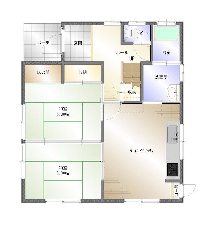 川之江町　中古 間取り図