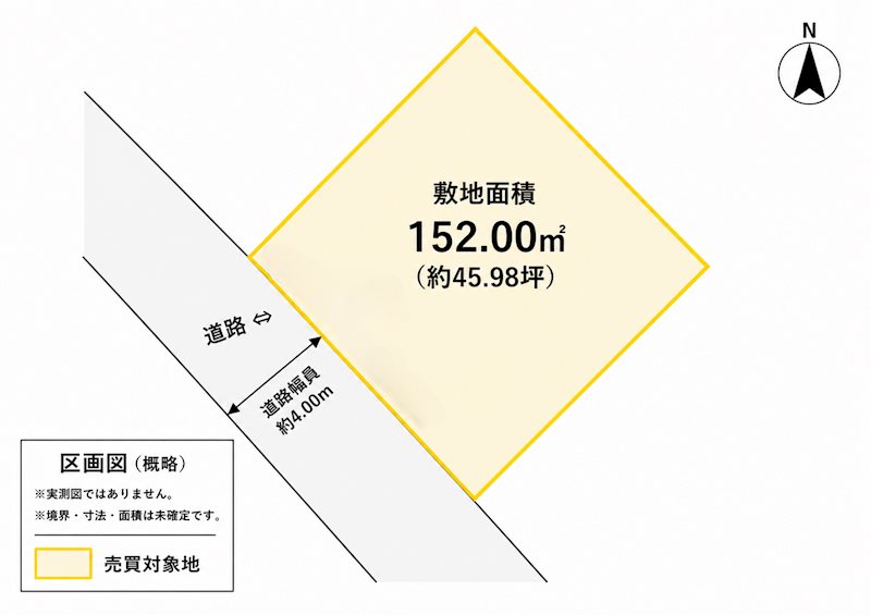 衣干町　土地 間取り図