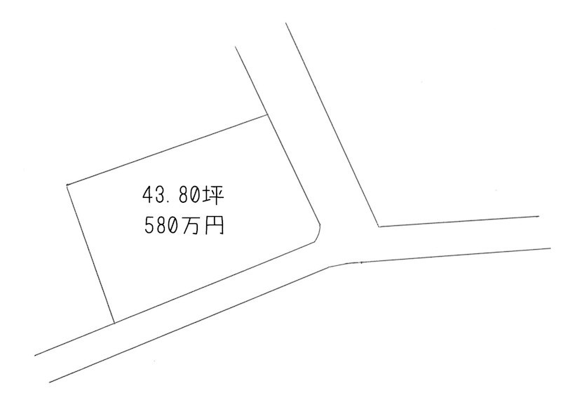 妻鳥町　土地 間取り図