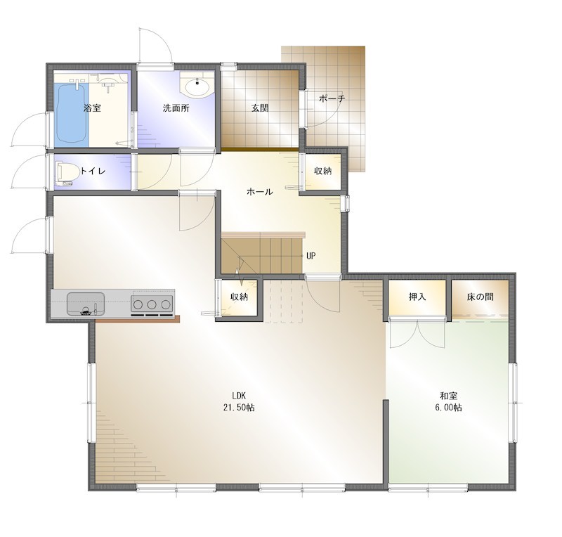 妻鳥町　中古 間取り図