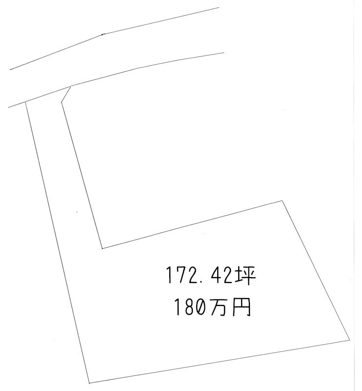 土居町津根　土地 間取り図