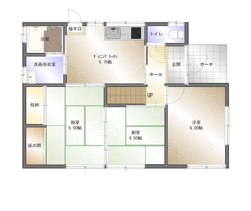 土居町津根　中古 間取り図