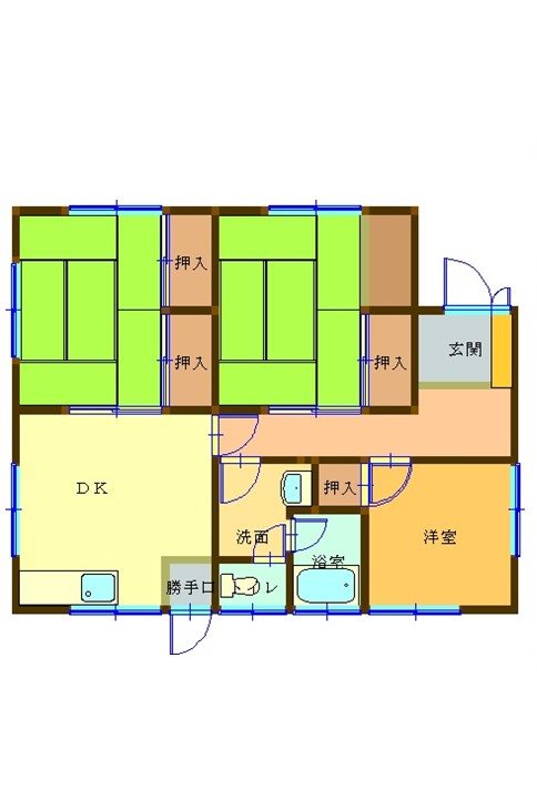 唐子台東　土地 間取り図