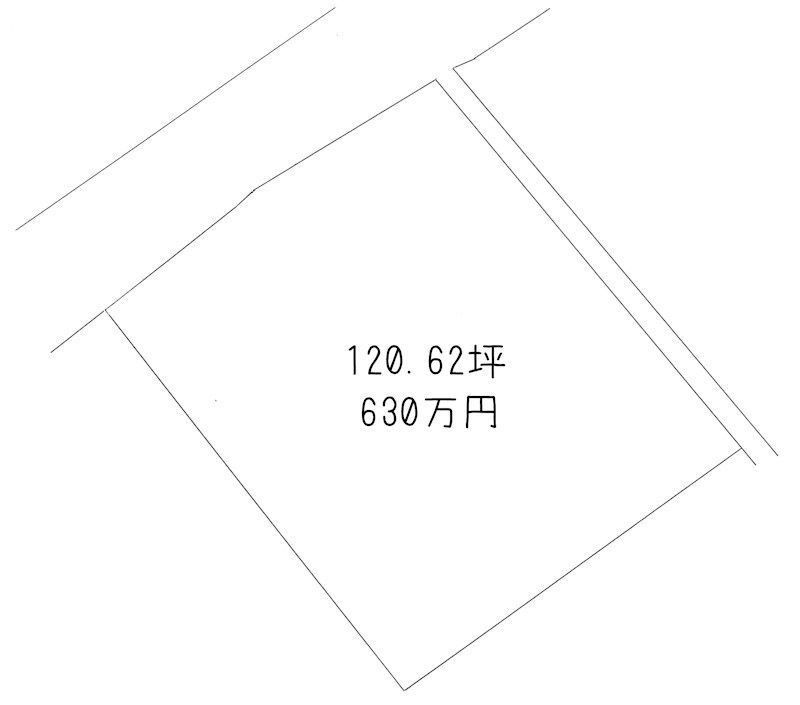 妻鳥町　土地 間取り図