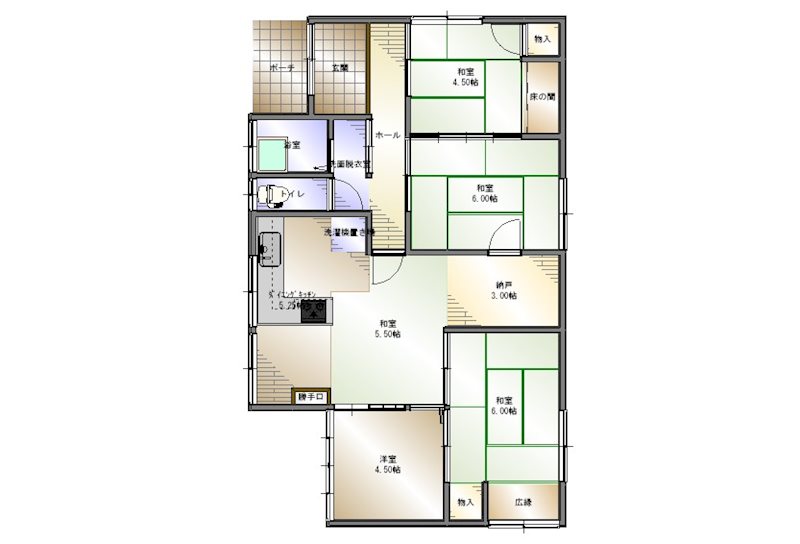 別名　中古住宅 間取り図