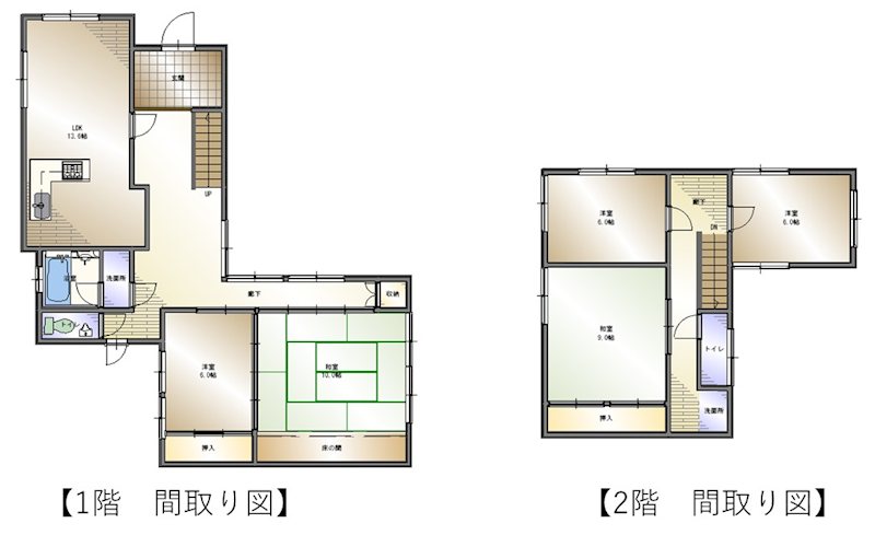 新居浜市八雲町 間取り図