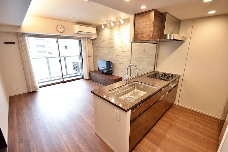 クレヴィア東京八丁堀 新川ザ・レジデンス 内観写真（リビング）