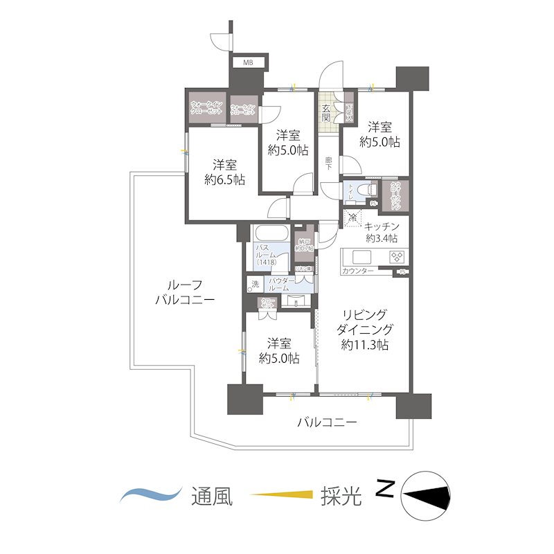 シティテラス東陽町 間取図・土地図