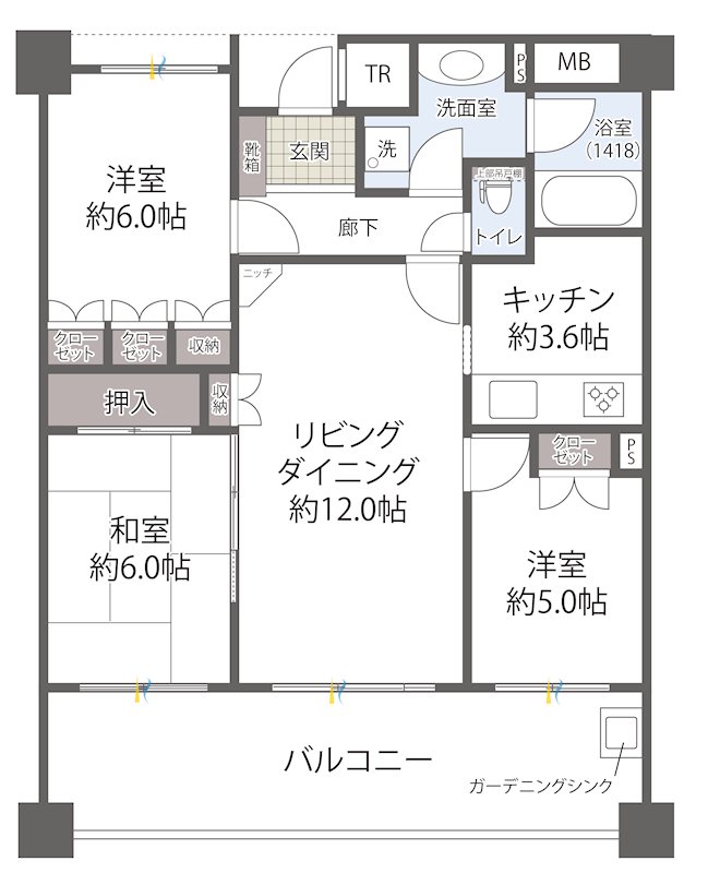 ジェイパーク横濱西谷ルネッサガーデン 間取図・土地図