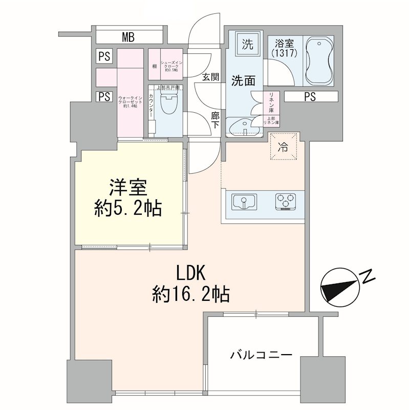 ローレルタワールネ浜松町 間取図・土地図