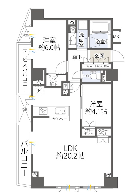 アスコットパーク五反野ベッセル 間取図・土地図