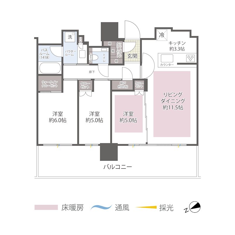 グランドシティタワー池袋 間取図・土地図