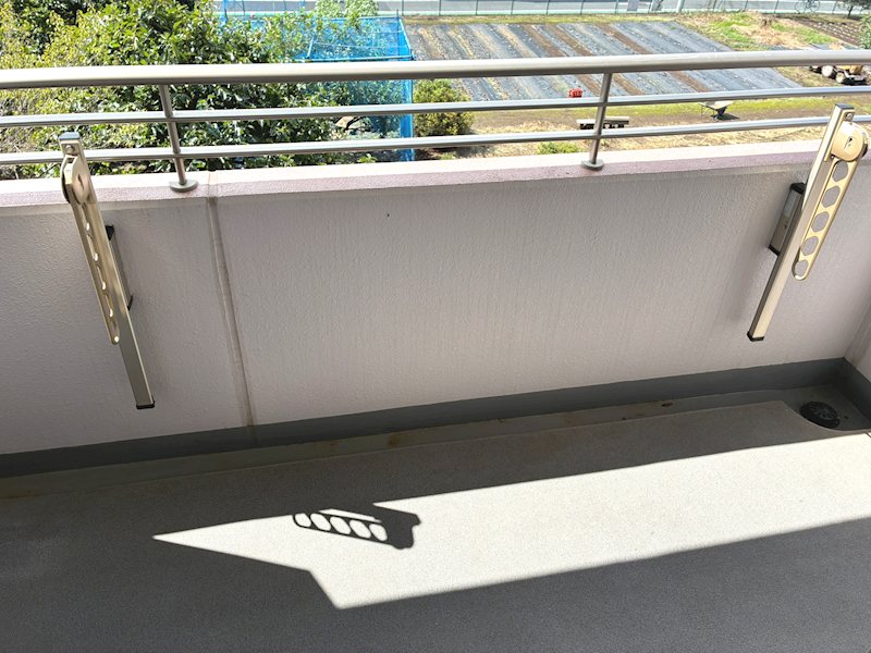エクストール世田谷千歳 現地写真（バルコニー）