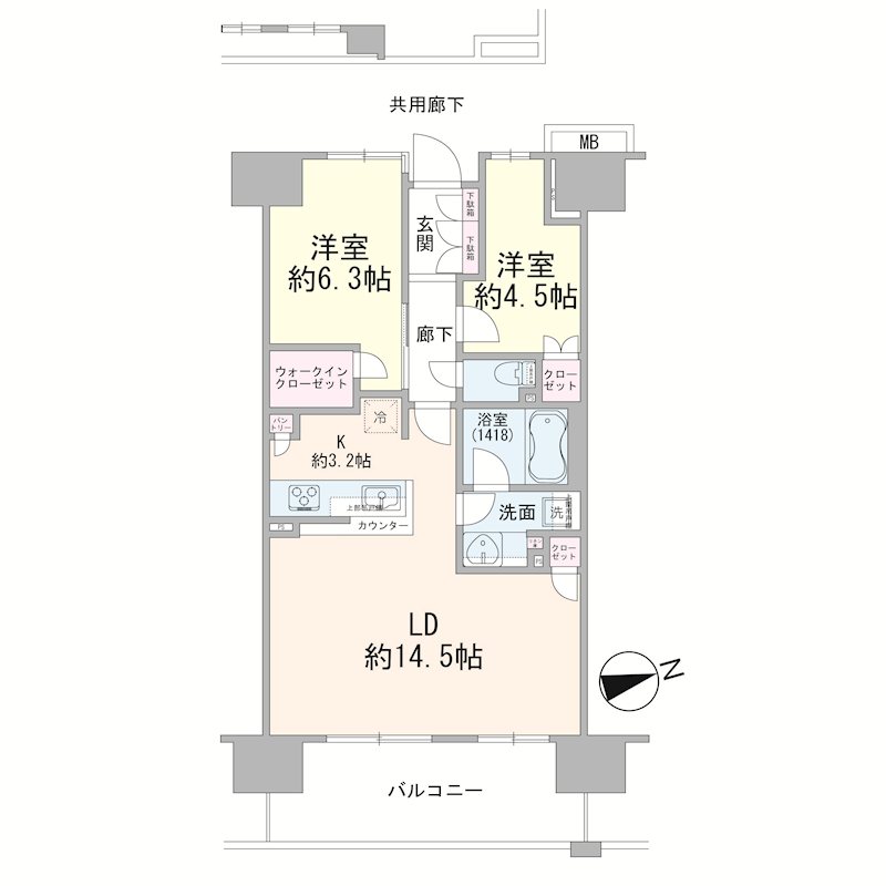クレヴィア南砂 間取図・土地図