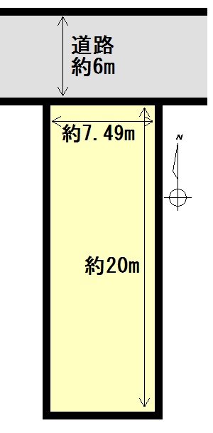 赤尾台三丁目 間取図・土地図