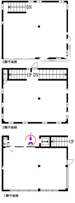 一宮市花池４丁目売りビル 間取図・土地図