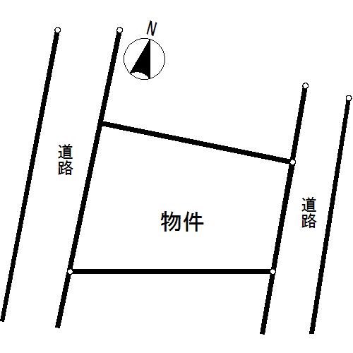 岐阜県多治見市小名田町小滝 間取図・土地図