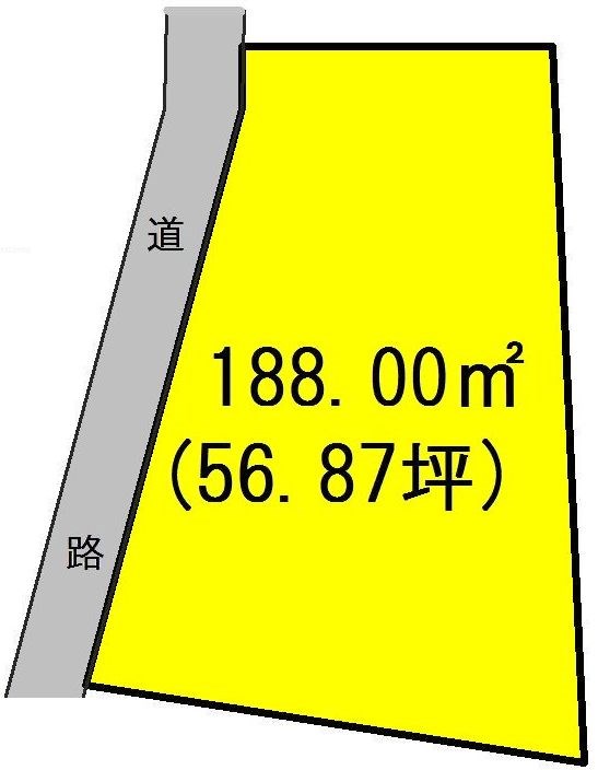 岐阜県瑞浪市陶町大川 間取図・土地図