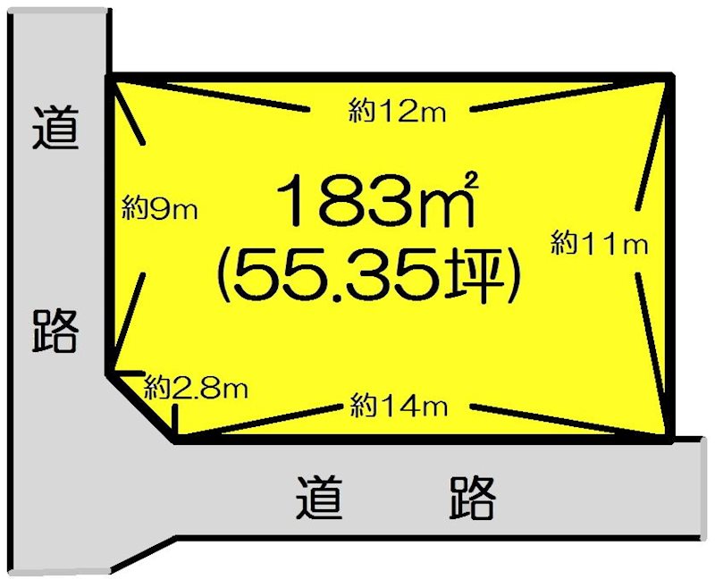 岐阜県揖斐郡揖斐川町谷汲長瀬 間取図・土地図