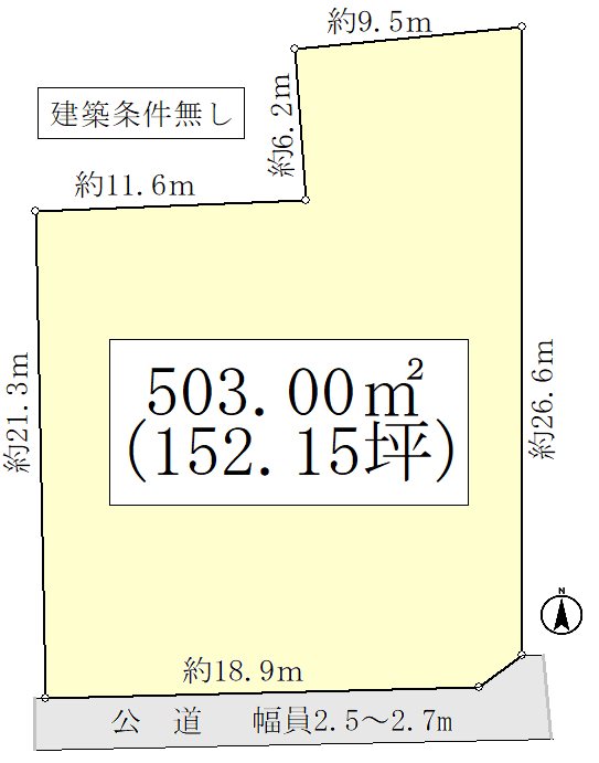 岐阜県多治見市平井町３丁目 間取図・土地図